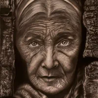 نقاشی سیاه قلم