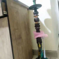 قلیان چوبی با طعم لاو
