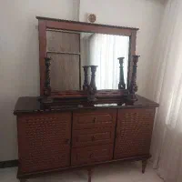 آینه و کنسول چوبی