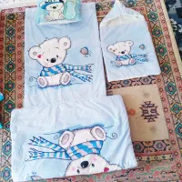 تشک بالش لیاف پتو و قنداق نوزادی