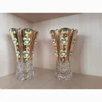 جفت گلدان بوهمیا اصلی چک