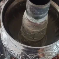 سماور ۶لیتری استیل، قلم کاری طرح هخامنشی|سماور، چای‌ساز، قهوه‌ساز|رشت, پل تالشان|دیوار