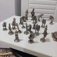 مهره شطرنج وسینی عتیقه|کلکسیون اشیاء عتیقه|کرمانشاه, |دیوار