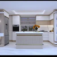 اجرای کابینت و کمد دیواری تی ویروم ام دی اف