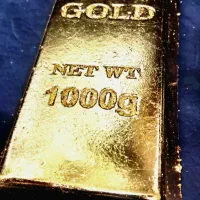 ماکت شمش طلا یک کیلویی مشابه اصل دکوری ۲۴عیار دلار