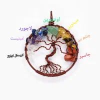 گردنبند سنگ هفت چاکرا وگوی سنگ هفت چاکرا|جواهرات|شیراز, کاراندیش|دیوار