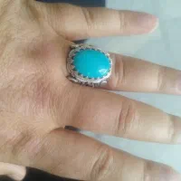 انگشتر نقره فیروزه نیشابور