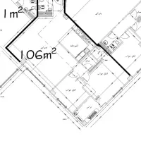 آپارتمان صدو شش متری نقشه زیبا بهشت استانداری