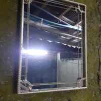 اینه قاب فلزی|صنایع دستی و سایر لوازم تزئینی|رشت, بوسار|دیوار