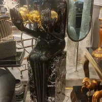 مجسمه بالرین رنگی و نگین کاری شده در رنگهای مختلف|مجسمه، تندیس، ماکت|تهران, ابوذر|دیوار