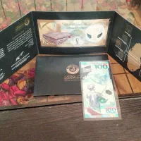 دو عدد اسکناس جام جهانی قطر و روسبه|کلکسیون سکه، تمبر، اسکناس|رشت, کاکتوس|دیوار