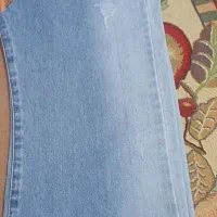 شلوار واید لگ ریش دار