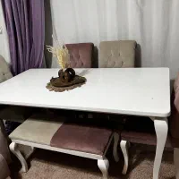 ست مبل هفت نفره و میز نهارخوری شش نفره ۱۹ میلیون|مبلمان خانگی و میز عسلی|شاهین‌شهر, شهرک سایت|دیوار