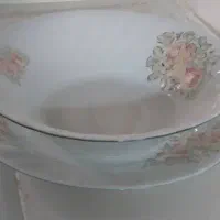 کاسه و بشقاب چینی دوتیکه