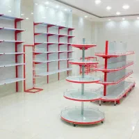 قفسه فروشگاهی وسط گرد