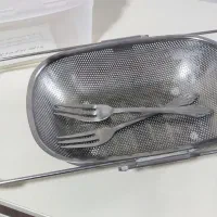 ظرف در دار بزرگ وسبد کشویی سینک