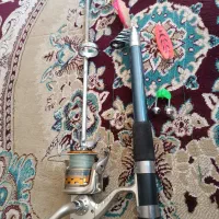 چوب قللاب ماهیگیری همراه چنگ وکیف و وسایل دیگش|ماهیگیری|مشهد, پورسینا|دیوار