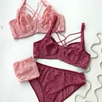 ست شورت سوتین توری