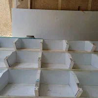 میز دکور  قفسه تمام  ام دی اف