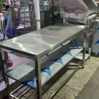 کانتر گرم تاپینگ سینگ میز کار بنماری استیل|کافی‌شاپ و رستوران|تهران, آبشار|دیوار