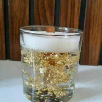 شمع ژله ای ورق طلا(شات شمع)