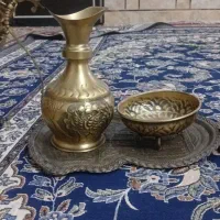 منقل و سماور برنجی|کلکسیون اشیاء عتیقه|شوشتر, |دیوار