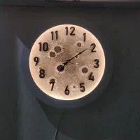 تابلو ماه ساعت قطر 50