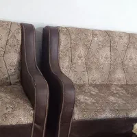 یک دست مبل هفت‌نفره|مبلمان خانگی و میز عسلی|زارچ, |دیوار