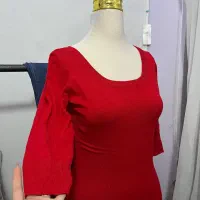 پیرهن بافت قرمز یلدایی|لباس|سقز, |دیوار