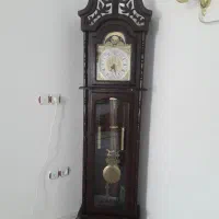 ساعت ایستاده چوب گردو