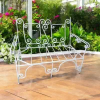 صندلی باغی فرفورژه با میز 5 نفره