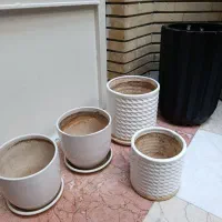 5عدد گلدان سرامیک شیک