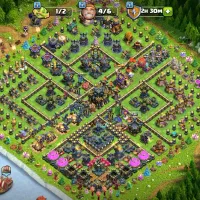 اکانت کلش اف کلنز تاون هال 17 مکس