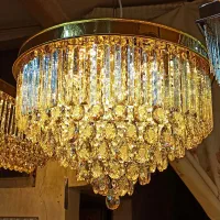 لوستر، کریستالی مدل آیلا کد ۱۷۴|لوستر و چراغ آویز|قم, نیروگاه|دیوار