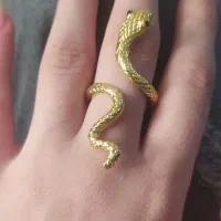 انگشتر طرح مار