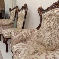 ست مبلمان استیل هفت نفره با ناهار خوری ۶نفره|مبلمان خانگی و میز عسلی|کرج, کوی کارمندان جنوبی|دیوار