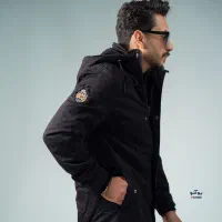 کاپشن مردانه کتان وارداتی کلاهدار تمام داخل خز|لباس|اصفهان, شاهزید|دیوار