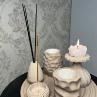 کارهای سنگی دست‌ساز،دکوری، سینی، جا شمعی، مجسمه|صنایع دستی و سایر لوازم تزئینی|مشهد, دانشجو|دیوار