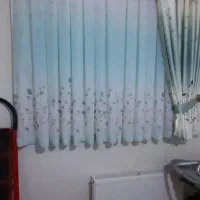 دوعدد پرده در حد نو|پرده، رانر، رومیزی|قدس, شهر‌قدس|دیوار