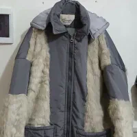 کاپشن زنانه خز دار نو