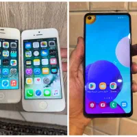 سامسونگ a21s و آیفون 4 و5