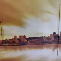 تابلو شاسی برجسته منظره شهر تورنتو|تابلو، نقاشی، عکس|تهران, شهرک بوعلی|دیوار