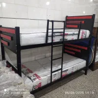 تخت خواب دوطبقه  دو رنگ