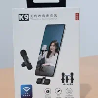 میکروفون یقه‌ای بی سیم مدل k9 بسته دو عددی