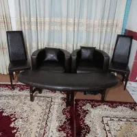 مبل چرمی با میز|مبلمان اداری|اصفهان, میرعماد|دیوار