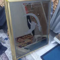 تابلو آئینه ای سندبلاست شده ۵۰*۷۰