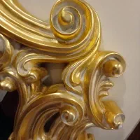 آینه ایستاده چوبی منبت کاری|آینه|تهران, سازمان برنامه شمالی|دیوار