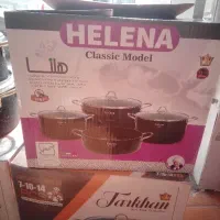 فروش سرویس قابلمه تفلون نچسب گرانیتی هلنا