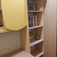 تخت دوطبقه وکمد میز|تخت و سرویس خواب|تهران, سردارجنگل|دیوار