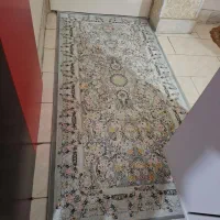 فروش فرش۱۲ متری  ۱۵۰۰ شانه طوسی گل برجسته|فرش|قرچک, میرزائی جنوبی|دیوار